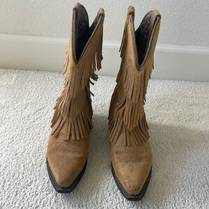FRINGE COWBOY BOOTS